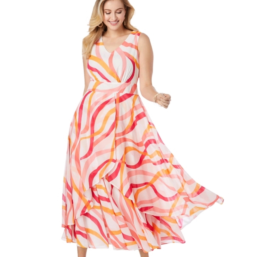 NEW Jessica London Flyaway Maxi Dress 20W